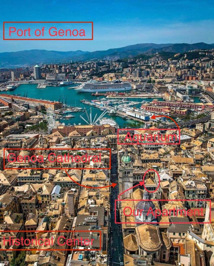 New Apartament In Front Of Genoa Cathedral Exteriér fotografie